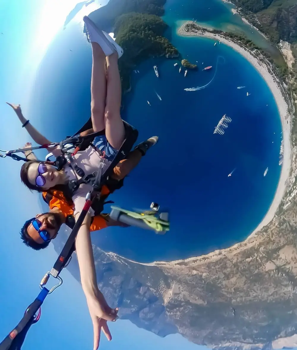 Antalya Tandem Paramotor Flight over the Mediterranean Coast with Indra image 1